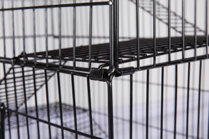 Offre Spéciale grand métal fer petits animaux maison chat furet lapin rat cage avec hamac échelle et roues - Product Image 5