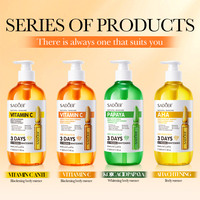 Acide Hyaluronique et Acides de Fruits Éclaircissant Hydratant Visage 500ml pour Femmes Tous Types de Peau Stock Disponible pour l'Exportation