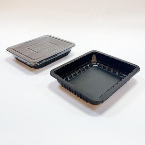 Fuente de suministro Caja desechable para <span class=keywords><strong>el</strong></span> <span class=keywords><strong>cuerpo</strong></span> Bandeja de envasado al vacío para bistec, plástico sellado PP Bandeja de embalaje fresco Cerradura de película Caja fresca - Product Image 5