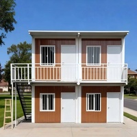 Kits de maisons conteneurs en acier modulaires pliables à panneaux sandwich pour stockage mobile - Maison préfabriquée détachable, bureau, hôtel, mini-maison moderne