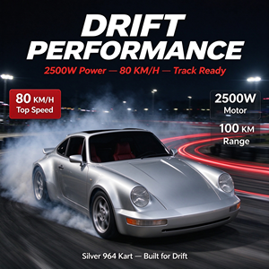 Go Kart Eléctrico Premium Estilo 964, 72V 80km/h, Retro, para Adultos, Autonomía de 100km, Directo de Fábrica, OEM - Product Image 6