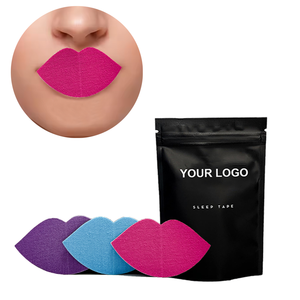 Tiras bucales personalizadas al por mayor para un buen sueño, sin látex e hipoalergénicas, para reducir los ronquidos, con forma de labios rojos - Product Image 3