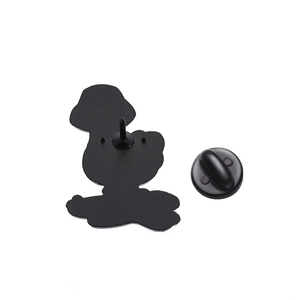Dessin animé canard avec des bottes de pluie dans une flaque d'émail broche mignon <span class=keywords><strong>chat</strong></span> noir avec parapluie drô<span class=keywords><strong>le</strong></span> animaux broches revers Badge bijoux cadeaux - Product Image 5