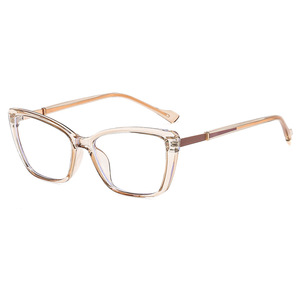 Cat Eye Tr90 <b>Eyeglasses</b> <b>Frames</b> For Women Anti Blue Light Full Rim Resin Lens Lightweight Fashionable Design 2025 - Product Image 4