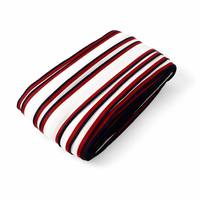 Sangle en polyester tricotée rayée à haute densité et élastique personnalisée pour accessoires vestimentaires et sangles de sacs