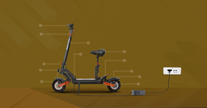 KuKirin G2 Max 20.8Ah <b>Battery</b> Foldable Scooter Turn Signals <b>Pump</b> Seat Kit Drop Ship - Product Image 3