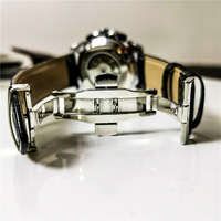 AOKULASIC Nouvelle montre mécanique entièrement automatique pour homme, calendrier, semaine, phase de lune, multifonctionnelle, boucle papillon, montre pour homme
