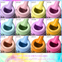 MEET ACROSS 60 Couleurs Vernis Semi-Permanent Nail Art Manucure Soak Off LED UV Gel Fournitures Ongles Gel Vernis