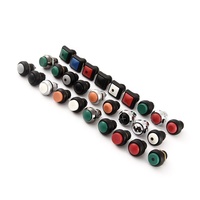 Étanche 12mm Électrique Autobloquant Carré Étanche Verrouillage Bouton Poussoir 2 Broches Micro Interrupteur Ip67