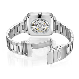 OEM 9019 <span class=keywords><strong>automatico</strong></span> meccanico di lusso <span class=keywords><strong>orologio</strong></span> <span class=keywords><strong>da</strong></span> polso per gli uomini delle donne 316L in acciaio inox puntatore quadrato resistente all'acqua Charm tipo - Product Image 3