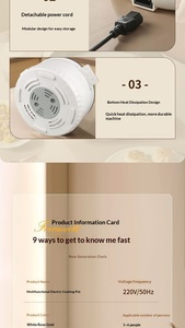 Panci Masak Listrik Kapasitas Besar 10L+ - Untuk Rumah & Asrama, 2-in-1 Panggang & Shabu-Shabu - Product Image 5