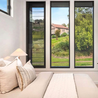 Ventana Horizontal Moderna con Acristalamiento Fijo, Resistente al Fuego y Cumple con la Normativa NFPA, para Hoteles, Servicio ODM Horizontal Fijo