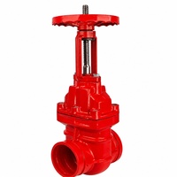 Vanne à opercule à tige montante rainurée OS&Y OEM ODM à joint souple pour le contrôle de l'eau en lutte contre l'incendie