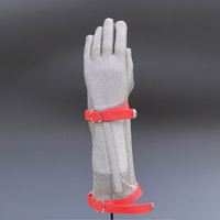 Gants anti-coupure en acier inoxydable 316 de qualité supérieure, résistants à la rouille, en maille métallique pour la transformation du poisson