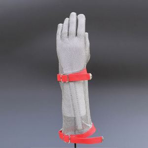 Gants anti-coupure en acier inoxydable 316 de qualité supérieure, résistants à la rouille, en maille métallique pour la transformation du poisson - Product Image 1