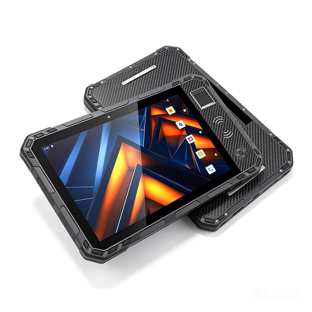 8'' IP68 Rugged Android Tablet MT6771T 4GB 64GB Fingerprint Iris Scanner NFC 10000mAh 4G LTE Tablet for Security