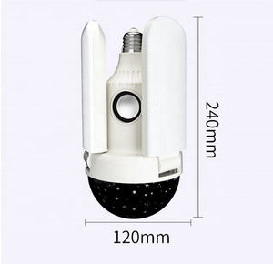 Đèn Chiếu Ban Đêm Hình Bầu Trời Đầy Sao Lớn Đèn Âm Nhạc Biến Dạng LED 40W Nhiều Màu 3 Lá Kèm Điều Khiển Từ Xa - Product Image 4