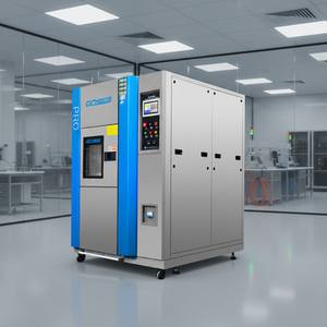 मोबाइल प्रयोगशाला मशीन गर्म और ठंडा नियंत्रण प्रभाव परीक्षण उपकरण थर्मल शॉक परीक्षण कक्ष तापमान सदमे परीक्षक - Product Image 5