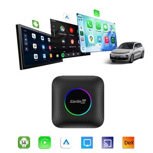 Carlinkit Tbox Led Ambient Ai Box Carlinkit Android 13 Auto Wireless Carplay in Car 64Gb 128gb Car Play for Netflix Youtube - Product Image 1