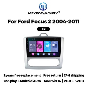 Navifly 2DIN radio <span class=keywords><strong>de</strong></span> coche pantalla multimedia REPRODUCTOR <span class=keywords><strong>DE</strong></span> DVD <span class=keywords><strong>de</strong></span> coche para <span class=keywords><strong>Ford</strong></span> Focus 2 2004-2011auto Android compatible con cámara WiFi FM BT - Product Image 3