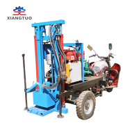 Petite machine de forage rotatif de 150m pour le forage d'eau souterraine en roche dure-Disponible à la vente