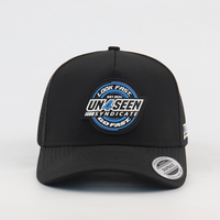 Gorra de Golf Impermeable de Alta Calidad, Personalizada, 100% Poliéster, Perforada, Unisex, para Deportes al Aire Libre, con Bordado a Mano y Parche de PVC, BSCI