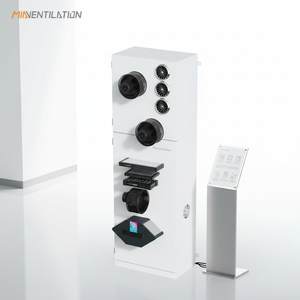 Système complet de ventilation à récupération de chaleur verticale 600m3/h avec commande téléphonique, sans conduit, vente directe d'usine, meilleur <span class=keywords><strong>prix</strong></span> - Product Image 1