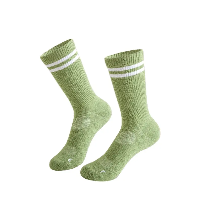 Women's summer mid-rise badminton socks towel bottom breathable sports socks