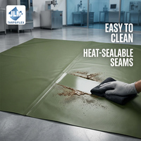 Tissu enduit de TPU imperméable pour tentes gonflables, textile laminé TPU durable et écologique pour sacs d'extérieur, matière pour imperméables
