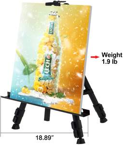 ขาตั้ง3ขาสำหรับศิลปิน66 ",ขาตั้งขาตั้งโลหะอลูมิเนียมหนาพิเศษขาตั้งจอแสดงผล21" ถึง66 "ปรับความสูงได้พร้อมกระเป๋า - Product Image 6