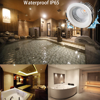 Downlight intelligent DMX Control4 IP65 RGBW Benory 24V 12W 2000K-6000K Blanc réglable pour maison et bureau LED CRI95 60° CE RoHS