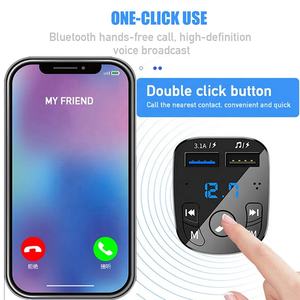 Suministro de fábrica, cargador rápido de coche USB Dual portátil, reproductor de <span class=keywords><strong>MP3</strong></span> estéreo para coche, receptor FM Universal de bajo precio, suministros de música <span class=keywords><strong>en</strong></span> disco U - Product Image 5