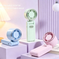 Ventilateur de poche mini LED personnalisable avec batterie remplaçable, logo personnalisé, pour usage domestique et hôtelier, en plastique