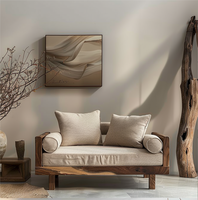 Ensemble de canapés Chesterfield de luxe AJJ-Q161 pour usage hôtelier, en bois, couleur personnalisée, design moderne, garantie 1 an, salon