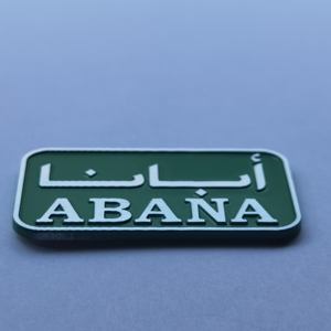 مصنع مخصص ، حروف مرفوعة بالماس ، تأثير عاكس للطلاء ، لوحة ملصق معدني أخضر - Product Image 4