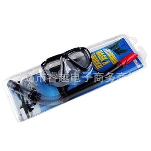 Masque de plongée et tuba anti-buée en PVC, ajustement standard, couleurs assorties, équipement de natation pour la plongée avec tuba - Product Image 5