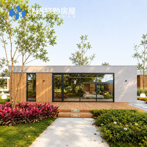 บ้านสำเร็จรูปแบบโมดูลาร์หนึ่งห้องนอน พร้อมส่ง สำหรับบ้านพักแขกและที่อยู่อาศัยสำหรับครอบครัว - Product Image 1