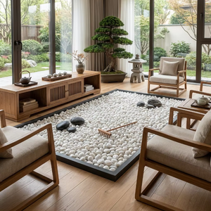 Ciottoli Naturali Levigati per Decorazione <span class=keywords><strong>Giardino</strong></span> e Paesaggistica, Sassi di Fiume - Product Image 5