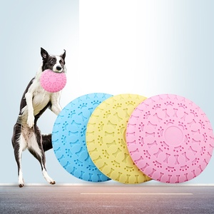 Multifunzione TPR durevole resistente ai morsi giocattolo interattivo per animali domestici rotondo antiscivolo Frisbeed Dog Outdoor Training - Product Image 1