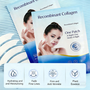 Patchs de collagène recombinant pour les plis nasogéniens 300mg 18 pièces, effet liftant et raffermissant, anti-rides - Product Image 4