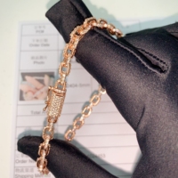 Cadena Cubana Pequeña de 5.2mm con Incrustaciones de Diamantes, Collar Cubano de Moissanita, Pulsera de Eslabones Cubanos, Cadena Rolo