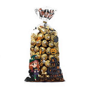 Bolsa <span class=keywords><strong>de</strong></span> Regalo <span class=keywords><strong>de</strong></span> Dulces <span class=keywords><strong>de</strong></span> Halloween con Diseño <span class=keywords><strong>de</strong></span> <span class=keywords><strong>Castillo</strong></span> <span class=keywords><strong>de</strong></span> <span class=keywords><strong>Bruja</strong></span>, Bolsa <span class=keywords><strong>de</strong></span> Embalaje <span class=keywords><strong>de</strong></span> Dulces para Fiestas - Product Image 5