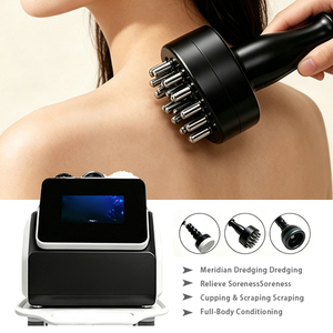 Masseur à ventouses à aspiration sous vide, outil de massage corporel amincissant à 3 poignées pour la réduction de la cellulite - Product Image 1
