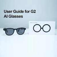 AI Traducir auriculares de dientes azules Gafas de audio inteligentes de oído abierto con micrófono incorporado Gafas de sol Auriculares portátiles inteligentes