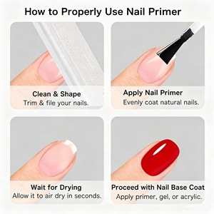 Base Coat Écologique Sans Acide OEM, Préparateur d'Ongles, Formule Adhésive Sans HEMA pour Ongles en Gel Acrylique, Personnalisation Privée - Product Image 5