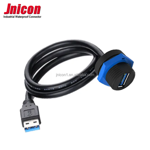 Jnicon IP68 Industrial Waterproof Cable <strong>USB</strong> Circular Automotive Electrical Cable <strong>Connector</strong> - Product Image 5