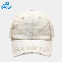 Gorra de Béisbol Trucker Unisex Vintage con Logotipo Personalizado al por Mayor, Ajustable, Teñida, Desgastada y Lavada