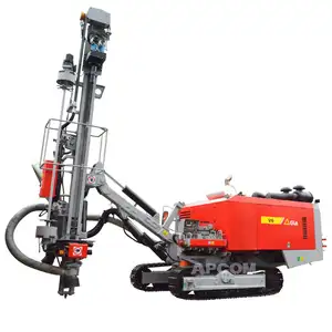 Giàn Khoan mỏ Cummins động cơ V6 drillingrig xách tay nhỏ mở không khí DTH Giàn Khoan DTH búa quặng Giàn Khoan mỏ - Product Image 1