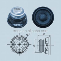 Subwoofer double aimant papier cône caoutchouc bord 2 pouces 5W multimédia haut-parleur pilote pour basse mini stéréo bureau audio mur audio