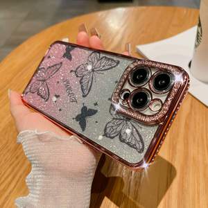 Nuovo Design placcato con motivo a prua custodia per telefono cellulare con Flash Card per <span class=keywords><strong>iPhone</strong></span> 17 16 15 14 <span class=keywords><strong>13</strong></span> <span class=keywords><strong>Pro</strong></span> <span class=keywords><strong>protezione</strong></span> Max fotocamera - Product Image 6